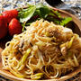 買い置き必須アイテムで作るツナと葱のガーリック醤油パスタ