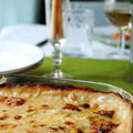 白菜と小海老の味噌チーズグラタン　