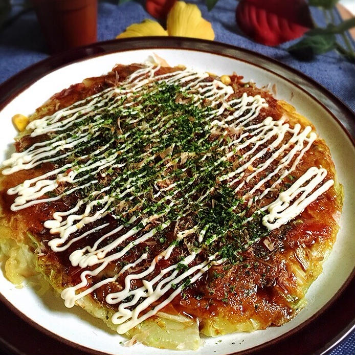 パパッと簡単！卵なしお好み焼きの作り方＆人気アレンジ3選の画像