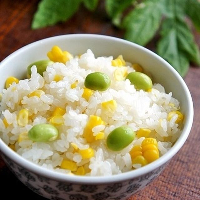 夏ご飯♪　甘〜いとうもろこしの炊き込みご飯