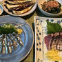 戻り鰹の塩締め＆キビナゴのお刺身　♪9月の魚のお取り寄せ♪