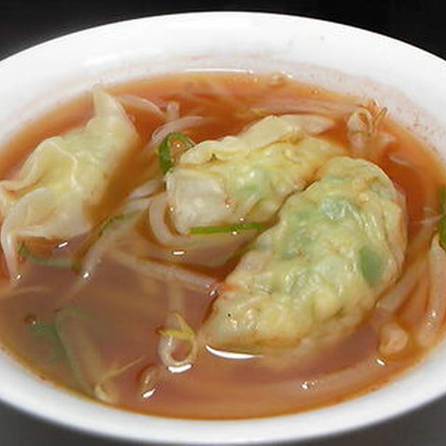 Vegan ♪  水餃子スープ