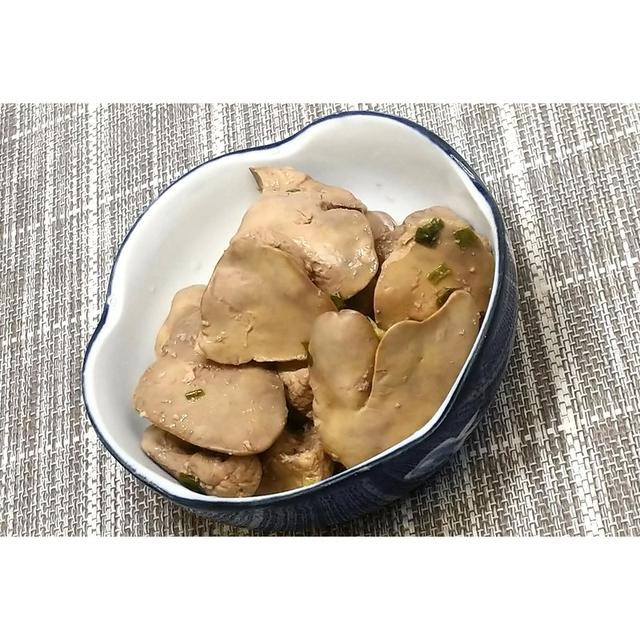 あっさりと！ポン酢とレモン汁で味付しました♪鶏レバポン酢★