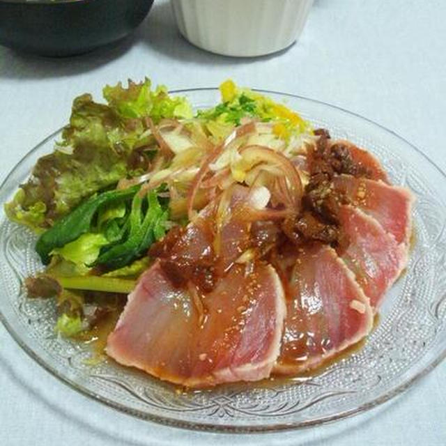びんちょうまぐろの炙り 杏子ソース By あごまるさん レシピブログ 料理ブログのレシピ満載