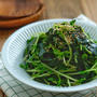 ポリ袋で簡単に！＊わかめと豆苗のナムル＊ポリ袋で簡単にキッチンバサ...