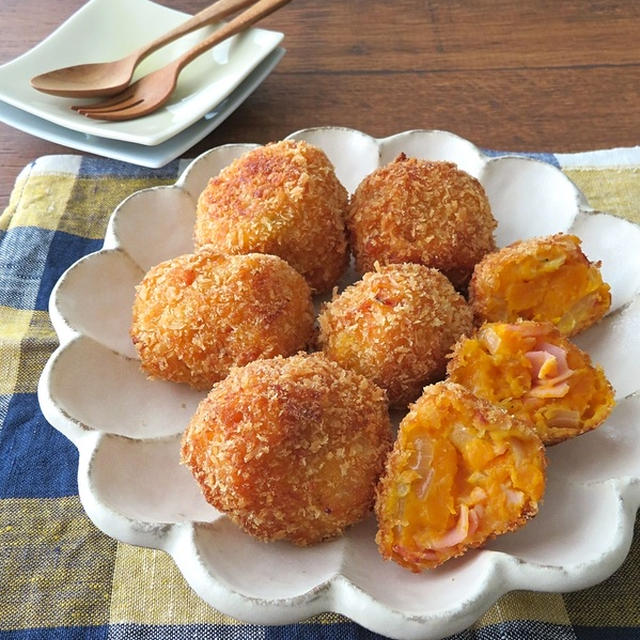 素材の自然な甘み お弁当にも かぼちゃコロッケ By Kaana57さん レシピブログ 料理ブログのレシピ満載