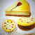 桜と桜餡のチーズケーキ