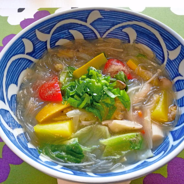 アサリ春雨スープ