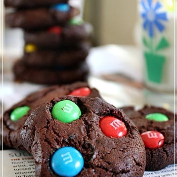 M&Mのダブルチョコクッキー