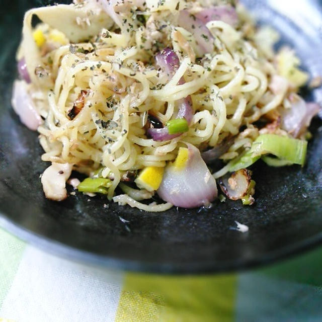 うまうまシンプル塩レモンとシーチキン焼きそば(印刷用)