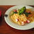 3月7日、菜の花と蛸のパスタ