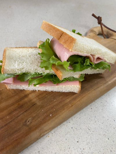 普通の食パン5枚切りで作るサンドイッチ