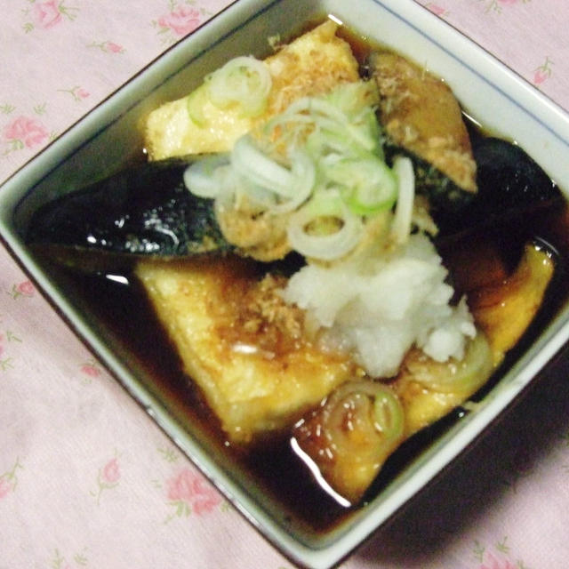 茄子と豆腐の揚げだし★