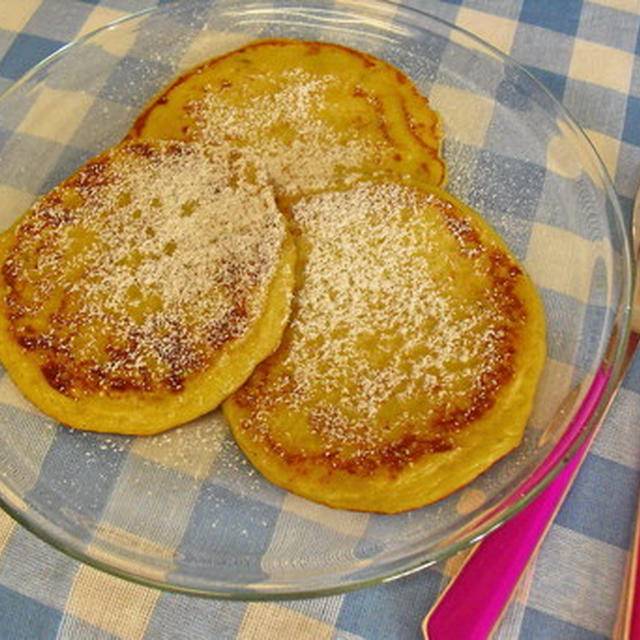 酒粕とサツマイモでしっとりパンケーキ By Ririさん レシピブログ 料理ブログのレシピ満載