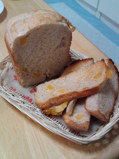 早焼き！ドライアップルとメープルのパン