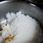 ◆鍋で飯を炊く、そして中巻きむすび。