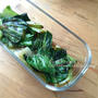 青梗菜の醤油炒め