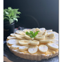 手軽に食物繊維やミネラルたっぷりの全粒粉タルト台でバナナカスタードクリームタルト　♪♪