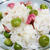 桜ご飯♪塩えんどう添え