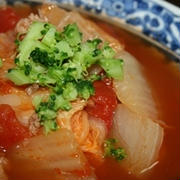 白菜のトマトスープ