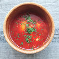 トマトジュースとヨーグルトでトマトスープ（ダイエット）