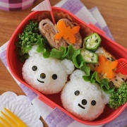 白熊オニギリのお弁当