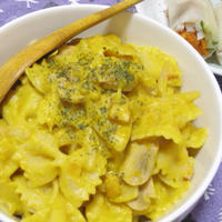 ＊パンプキンクリームパスタ