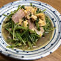豆苗で簡単サラダ✩.*˚