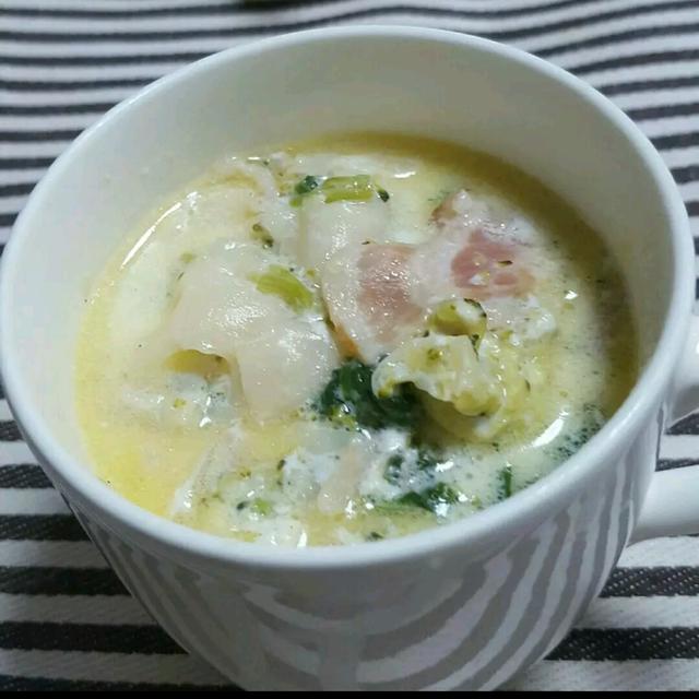 白菜とラビオリのミルクコンソメスープ By 春菜食堂さん レシピブログ 料理ブログのレシピ満載