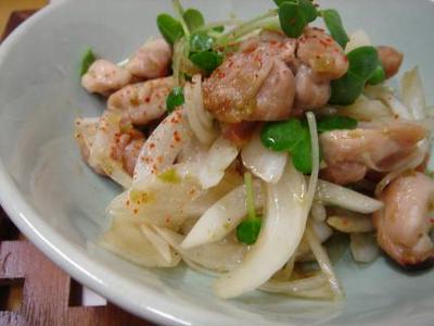 焼き鳥の柚子こしょうポン酢