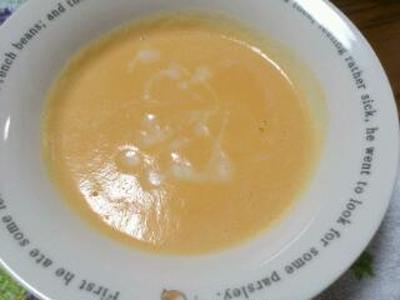 にんじん豆乳スープ