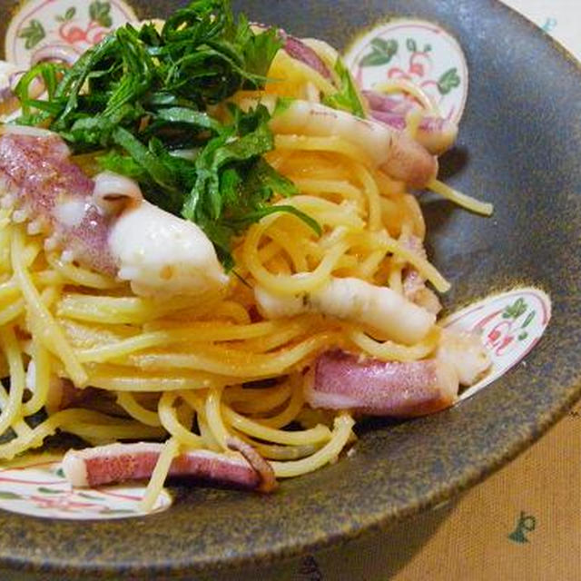 キューピーのたらこソースでいかたらこスパゲティ By Amaneさん レシピブログ 料理ブログのレシピ満載