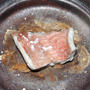 炭火で作る『赤魚』の陶板焼
