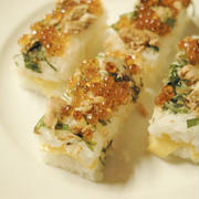 レモン酢飯の押し寿司