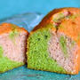 さくら抹茶パウンドケーキ