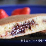 チョコバナナ入りホットケーキ