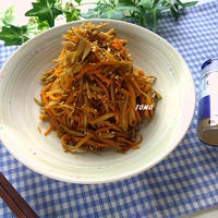 スパイスアンバサダー♪つくりおきにも！ゴボウと人参のクミン炒め