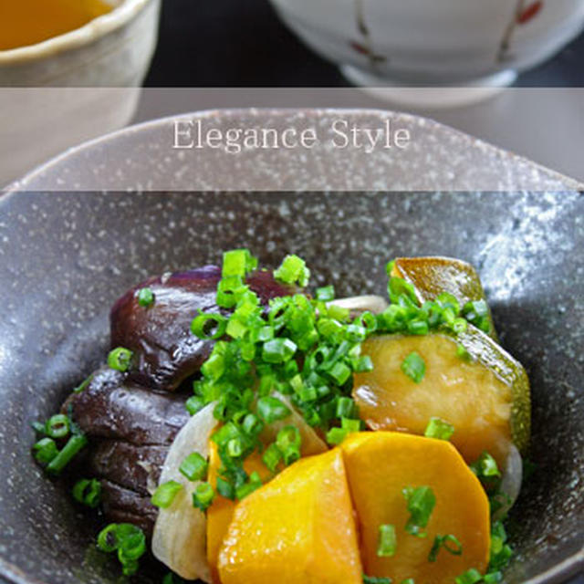 茄子とズッキーニのガーリックマリネ By Sueさん レシピブログ 料理ブログのレシピ満載