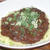 キーマーカレーのジャージャー麺風
