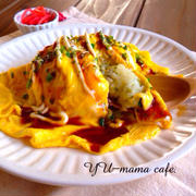 変わりマッシュポテトのお好み焼き風オムレツ(o^^o) ちょっと弱っちくなってます。