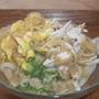 鶏ささみと卵のごまだれうどん