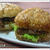 ★冷凍焼きおにぎりでﾗｲｽﾊﾞｰｶﾞｰ♪