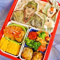 テレビ出演当日の学校弁当～アナ雪クリストフ＆立体オラフ弁当～ケロヨンのキャラ弁考