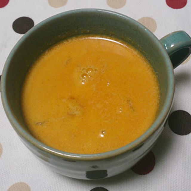 冷凍保存のアメリケーヌソースで簡単10分☆ゴロゴロ海老のビスクスープ