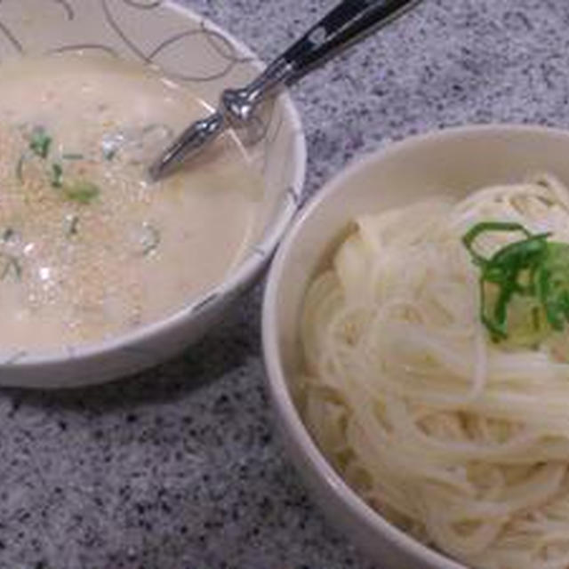 　涼！　柚子胡椒豆乳ダレ　そうめん