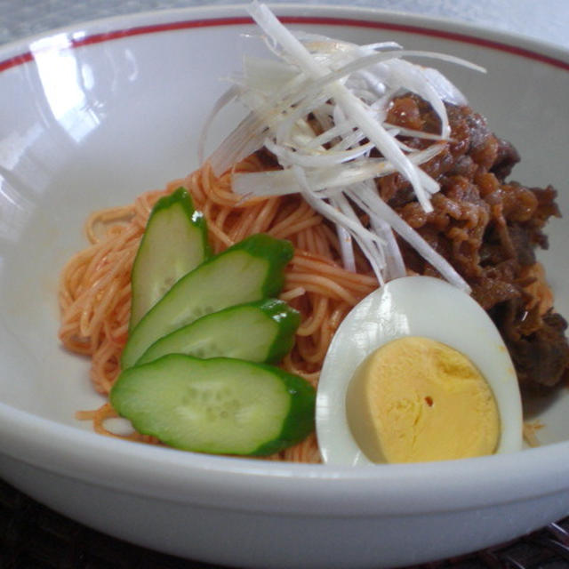 韓国食材を使って！　ビビンそうめん