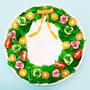 野菜の花飾りでリースサラダを作ろう！クリスマスパーティレシピ☆