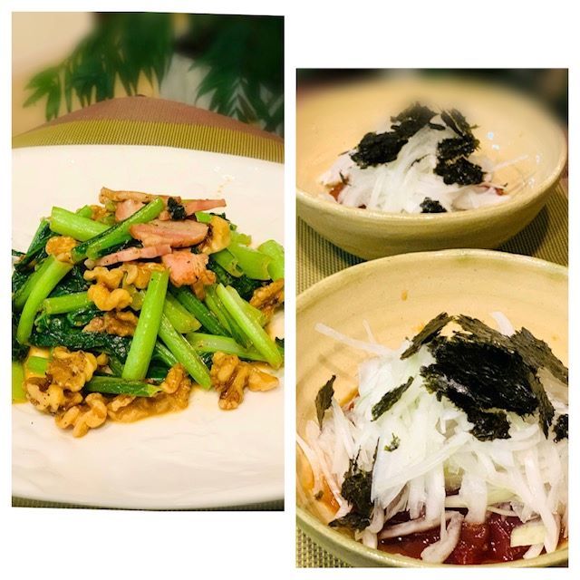 今年初の筍で和食の晩ごはんです～野菜たっぷりのヘルシー献立です!1