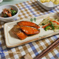 鮭の照り焼き・青のり入りのだし巻き卵等・・和定食の晩御飯 by strawberry-macaronさん