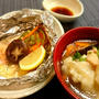 冬休みの宿題 鮭のホイル焼き(＋だご汁)